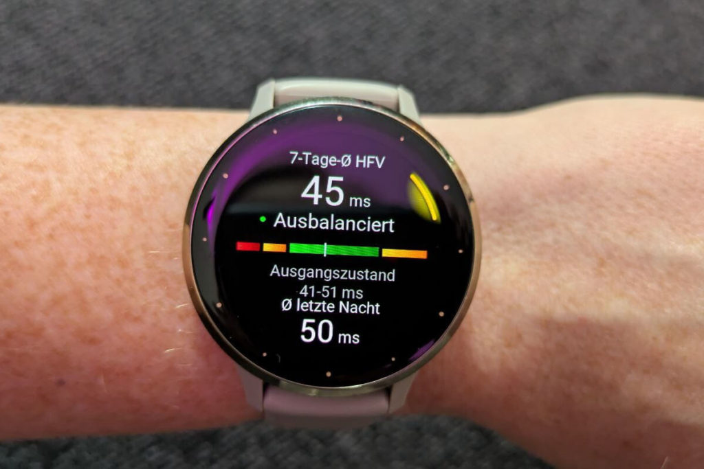 Anzeige HFV - Garmin Venu 3S