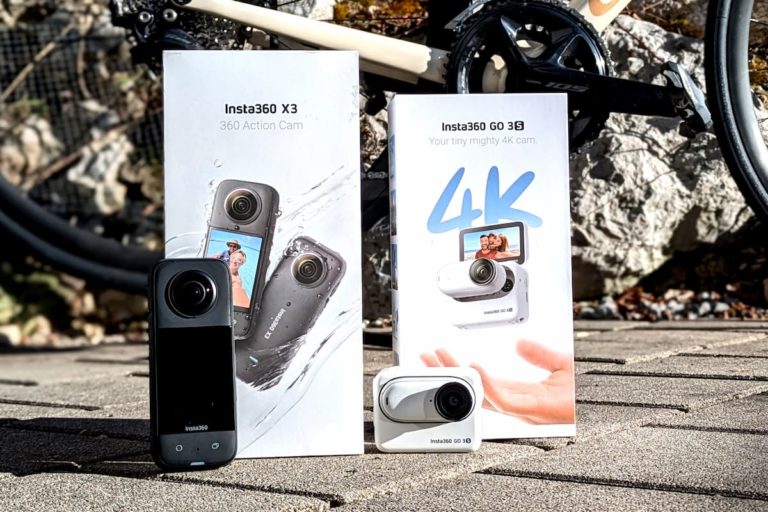 Insta 360 - Action Cams X3 und GO 3S zum Radfahren