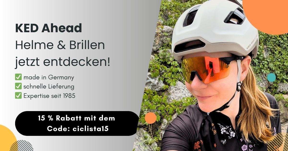 KED Ahead - Werbung - 15 % mit dem Code ciclista15