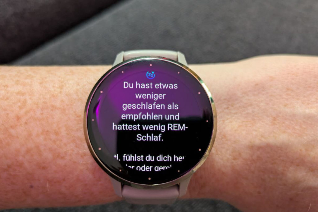 Schlafbericht - Garmin Venu 3S