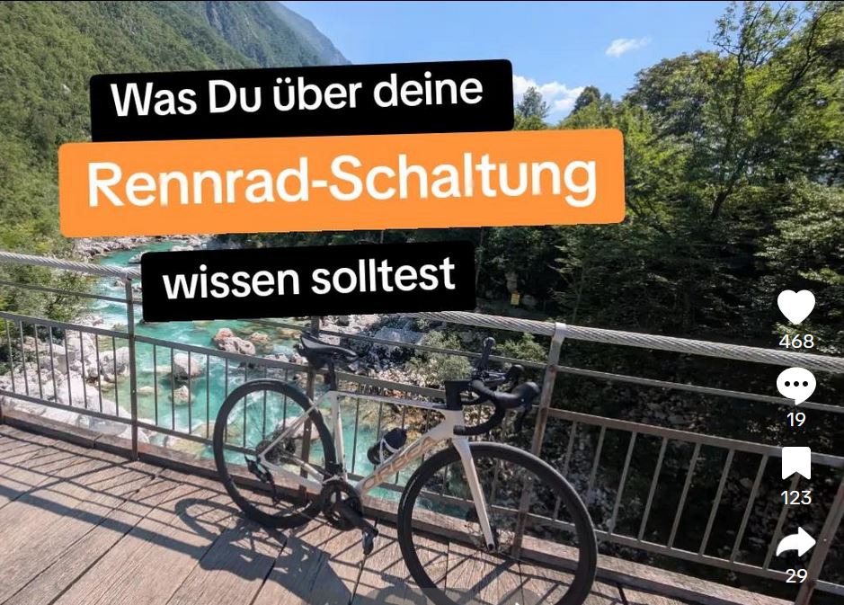 TikTok - was Du über Deine Rennrad-Schaltung wissen solltest